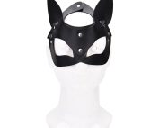n12283 bound to play kitty cat face mask black
