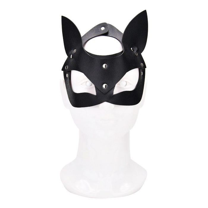 n12283 bound to play kitty cat face mask black