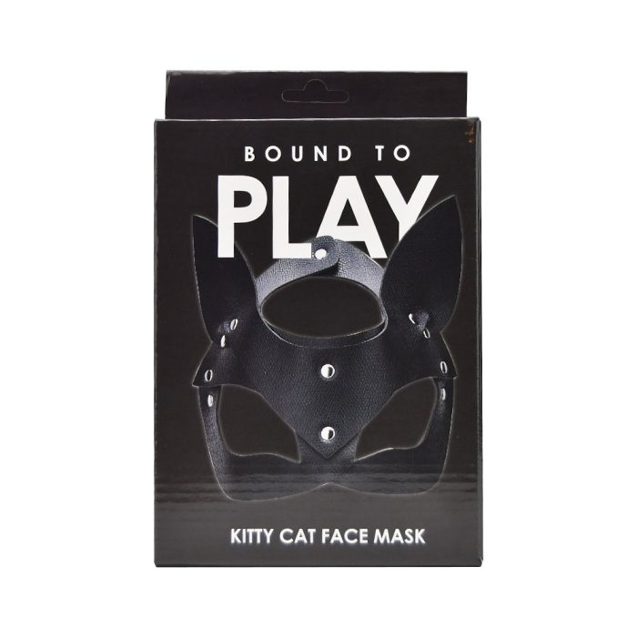 n12283 bound to play kitty cat face mask black pkg