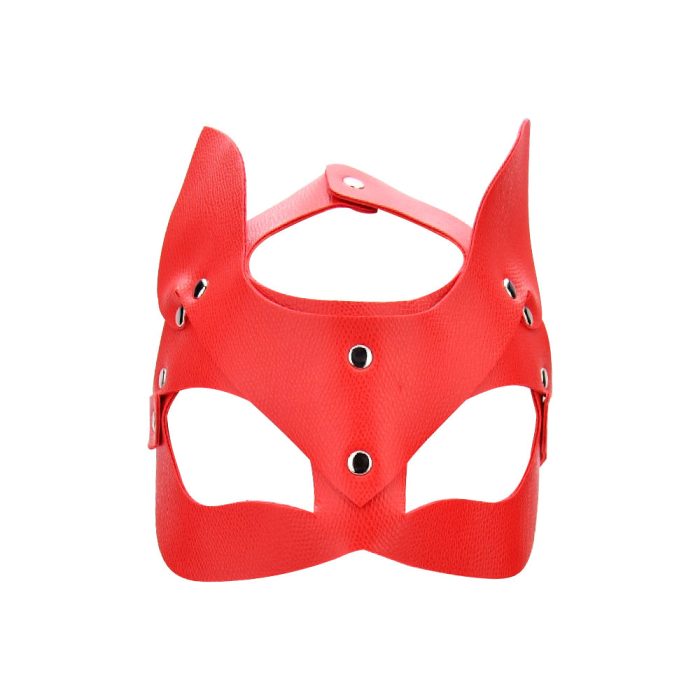 n12284 bound to play kitty cat face mask red 1