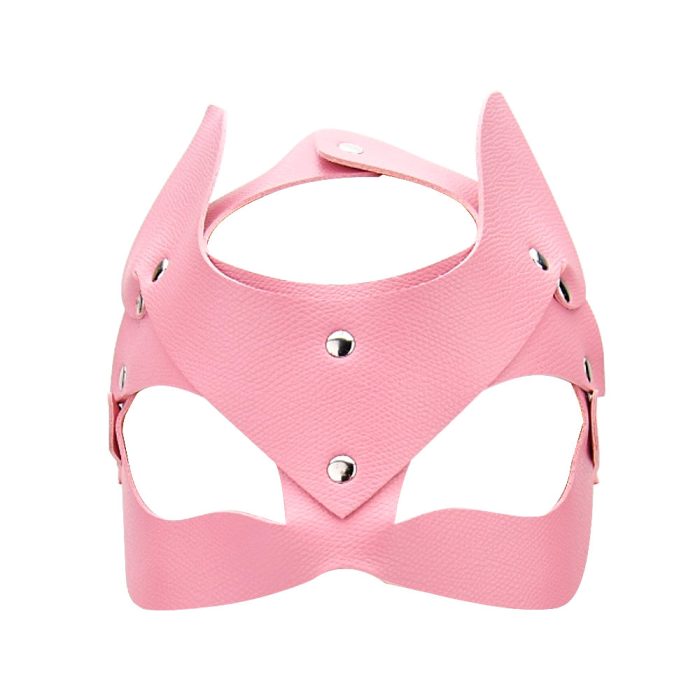 n12285 bound to play kitty cat face mask pink 1