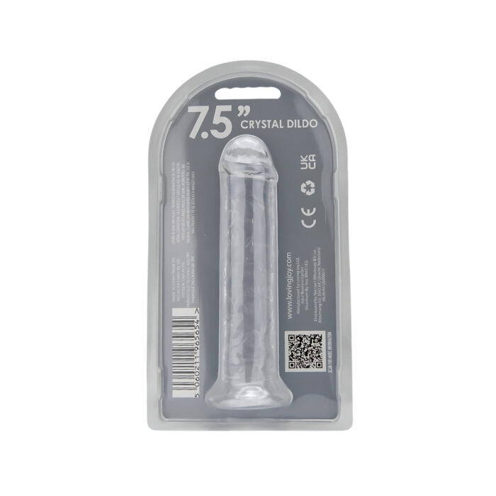 Loving Joy 7.5 Inch Suction Cup Dildo Clear - Image 8