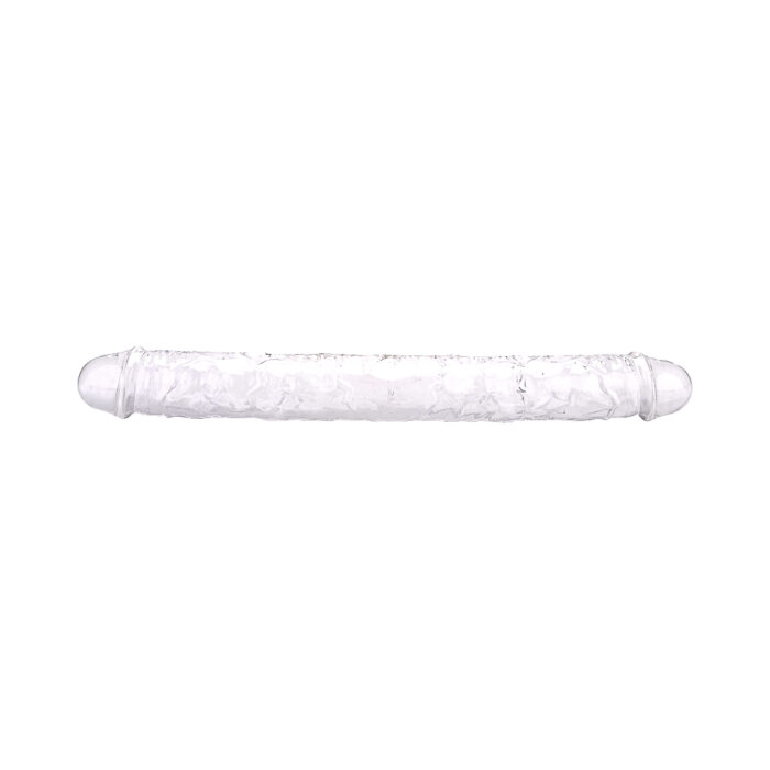 Loving Joy 15 Inch Double Ended Dildo Clear - Image 4