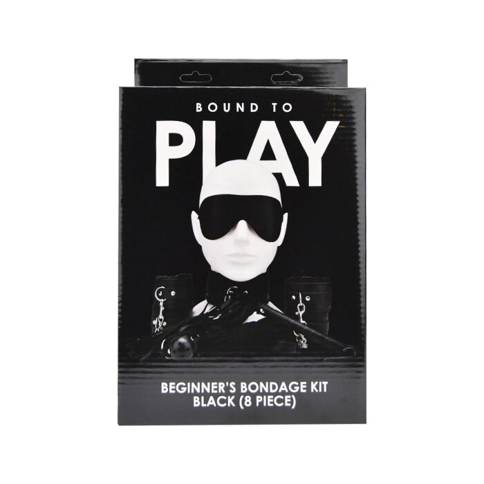 Bound to Play Beginner's Bondage Kit Black (8 Piece) - Image 11
