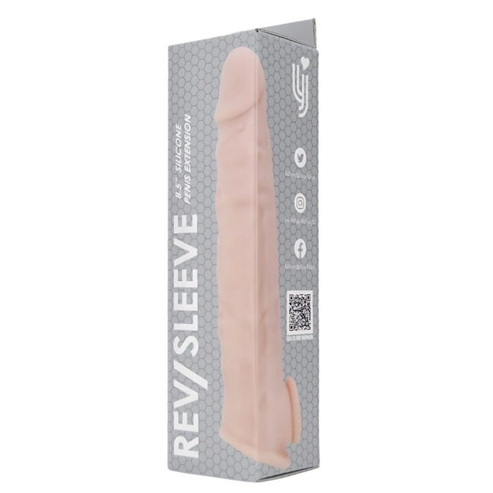 Rev-Sleeves 8.5 Inch Realistic Silicone Penis Extension Sleeve - Image 10