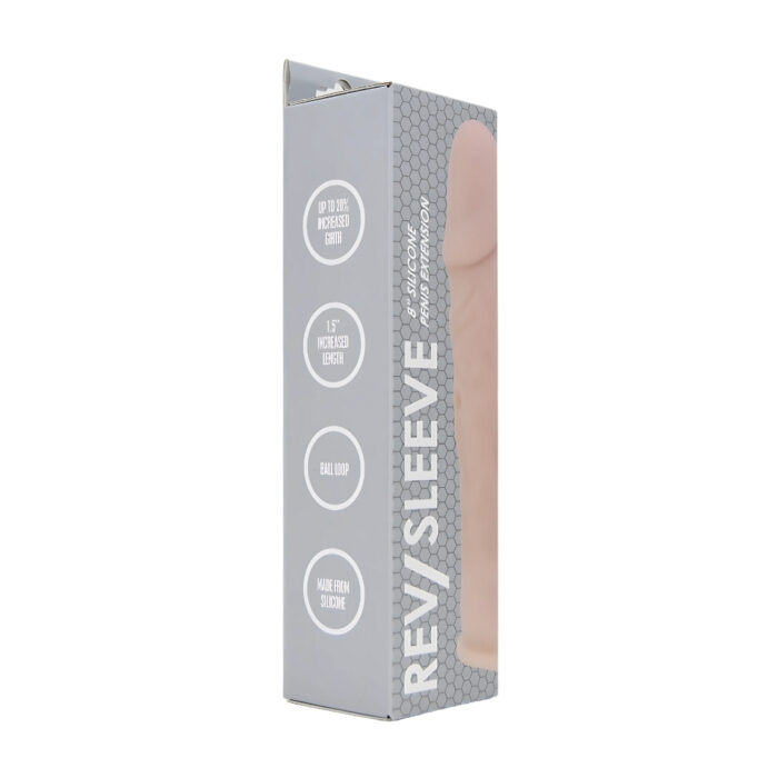 Rev-Sleeves 8 Inch Realistic Silicone Penis Extension Sleeve - Image 9