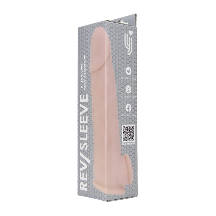 Rev-Sleeves 8 Inch Realistic Silicone Penis Extension Sleeve - Image 10