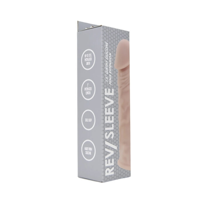 Rev-Sleeves 7.5 Inch Girthy Realistic Silicone Penis Extension Sleeve - Image 9