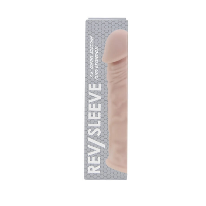 Rev-Sleeves 7.5 Inch Girthy Realistic Silicone Penis Extension Sleeve - Image 8