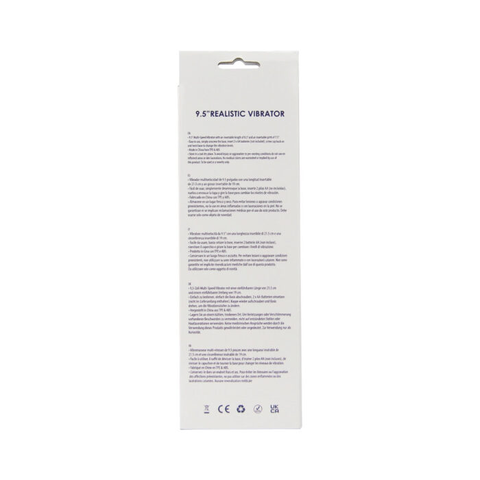 Loving Joy 9.5 inch Realistic Vibrator Vanilla - Image 10