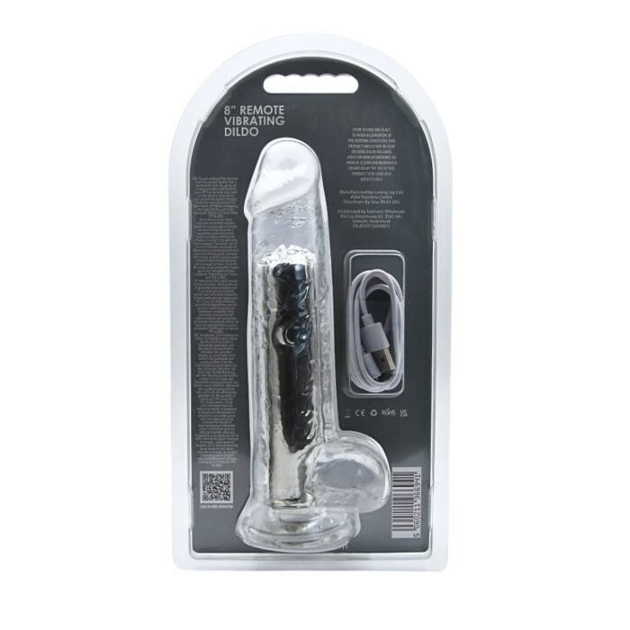 Loving Joy 8 Inch Remote Vibrating Dildo - Image 11