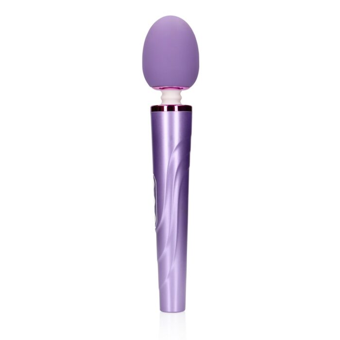 Rechargeable Wand Vibrator Metallic Purple - Image 5
