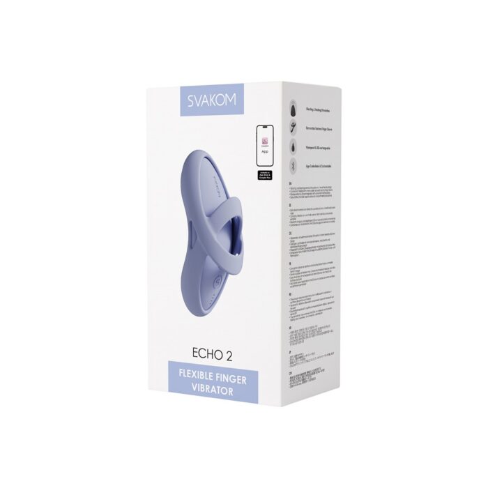 Svakom Echo 2 Finger Vibrator Blue - Image 8