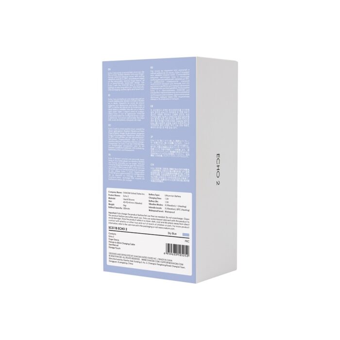 Svakom Echo 2 Finger Vibrator Blue - Image 9