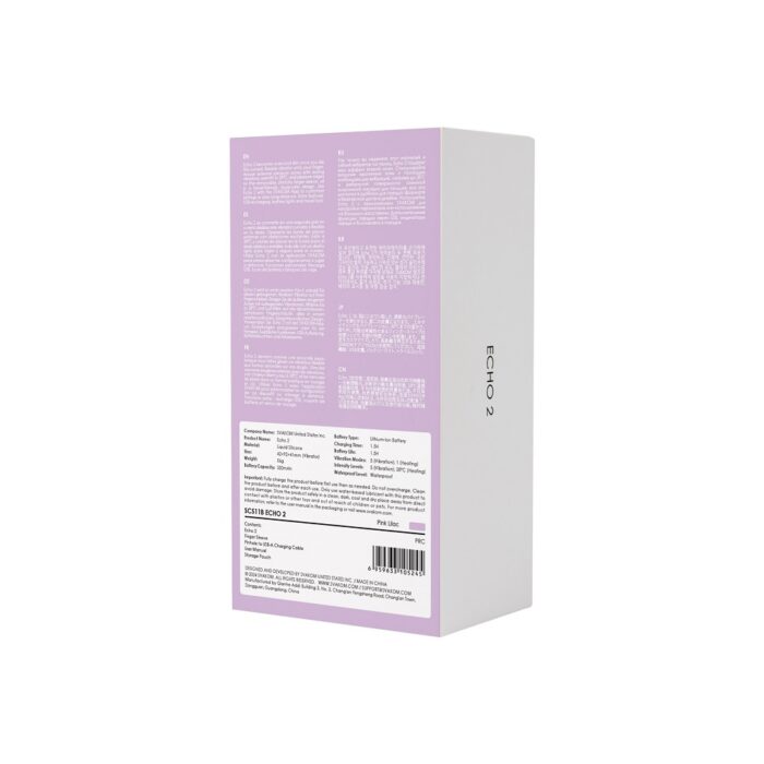 Svakom Echo 2 Finger Vibrator Lilac - Image 9