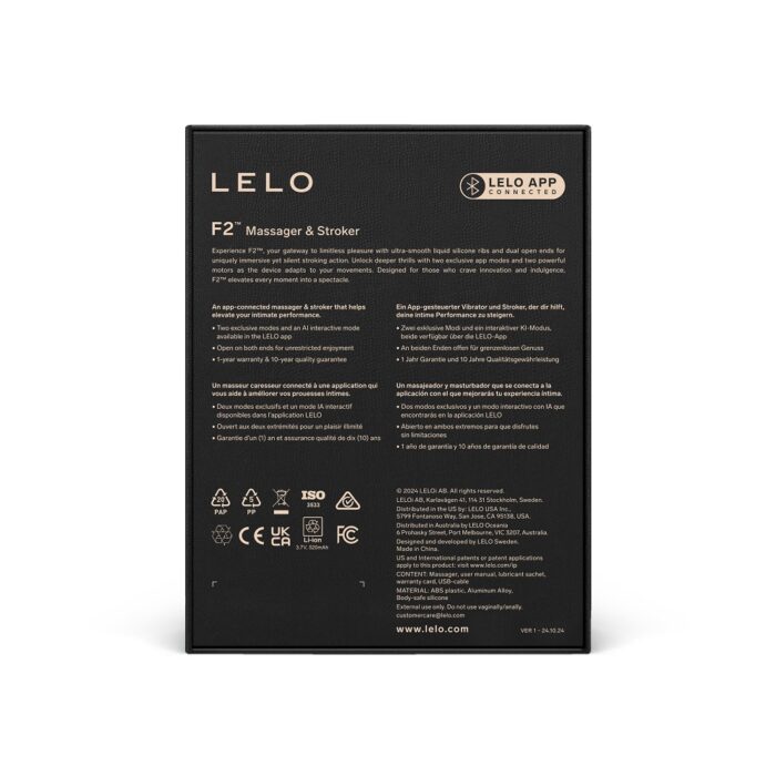 LELO F2 Stamina Trainer and Stroker Blue - Image 5