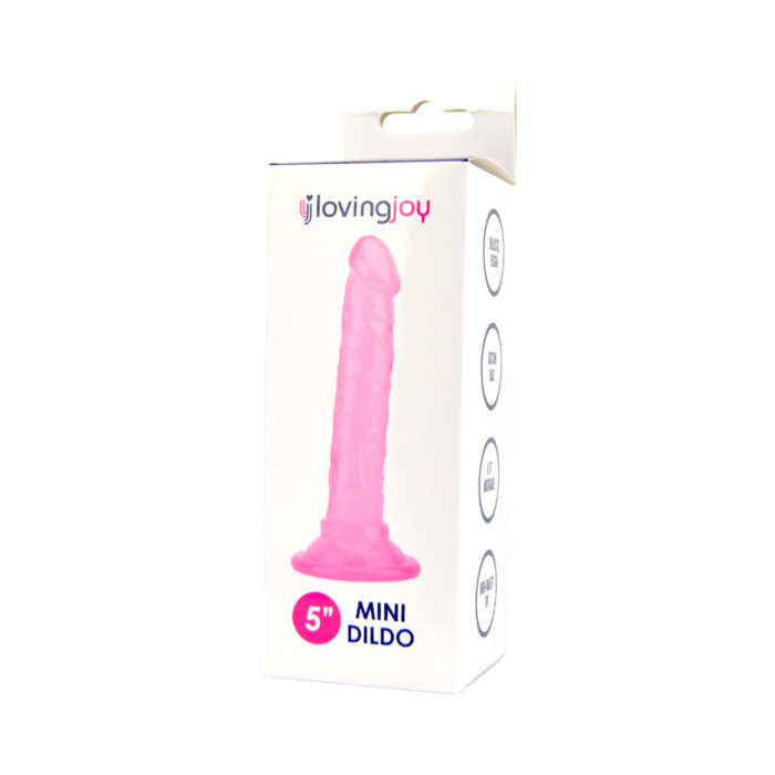 Loving Joy 5 Inch Beginners Dildo Pink - Image 9