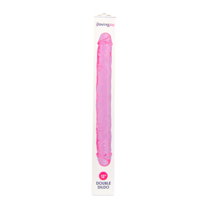 Loving Joy 12 Inch Double Dildo Pink - Image 8