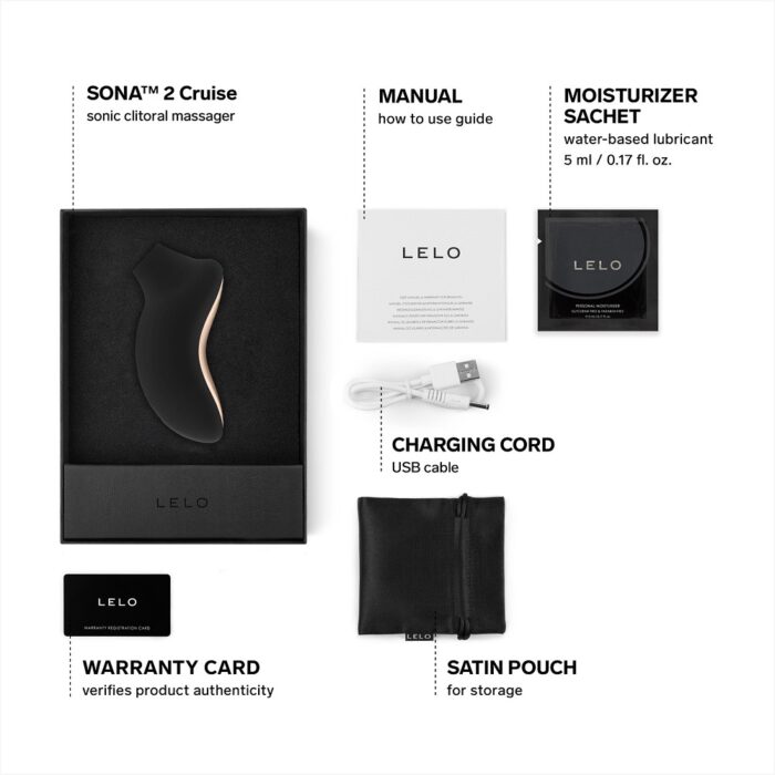 LELO SONA 2 Cruise Clitoral Massager Black - Image 7