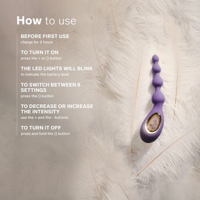 LELO Soraya Anal Beads Violet Dusk - Image 10