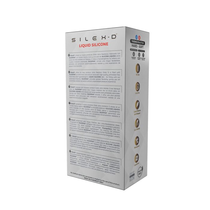 SilexD 8 inch Realistic Liquid Silicone Dildo with Suction Cup - Image 9