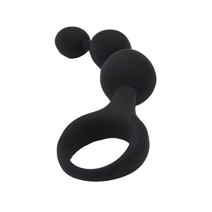 Loving Joy Triple Ripple Anal Beads-Black - Image 7